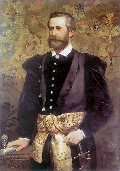 Henryk Siemiradzki Portrait of Ludwik Wodzicki. France oil painting art